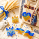 Набор алмазная мозаика брелки ColorArt Символы Украины 5шт BR38 - изображение 3
