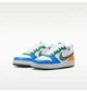 Кроссовки детские Nike Court Borough Low Recraft White/Turquoise 36 DV5456-140 - изображение 5