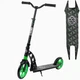 Самокат двоколісний Best Scooter 62798 Чорно-зелений - зображення 1