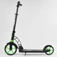 Самокат двоколісний Best Scooter 62798 Чорно-зелений - зображення 2