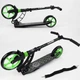 Самокат двоколісний Best Scooter 62798 Чорно-зелений - зображення 6