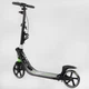 Самокат двухколесный Best Scooter L-22066 Черно-зеленый - изображение 2