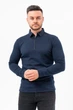 Джемпер-поло на молнии K.O.R 99981 Синий (BLUE) 4XL - изображение 1