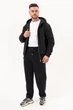 Спортивна флісова кофта на блискавці K.O.R 853 Чорний (No37 black) 2XL - зображення 2