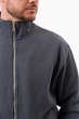 Спортивна флісова кофта на блискавці K.O.R 852 Темно-сірий (No21 d.grey) 2XL - зображення 7