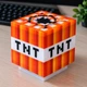 Ночник Динамит Майнкрафт TNT, LED светильник со звуком, оранжевый - изображение 5