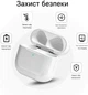 Зарядный кейс для наушников Airpods 4 С беспроводной зарядкой совместимый кейс белый - изображение 4