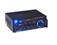 Двухканальный усилитель звука UKC A3 Hi-Fi стерео 2x120W Bluetooth USB SD FM радио с пультом управления Черный - изображение 2