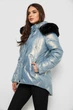 Куртка женская зимняя короткая голубой 244R22-832 AGER L - изображение 4