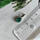 Серебряная подвеска с агатом 1.266ct, фианитами (2213529) - изображение 4