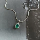 Серебряная подвеска с агатом 1.266ct, фианитами (2213529) - изображение 5