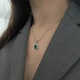 Серебряная подвеска с агатом 1.266ct, фианитами (2213529) - изображение 8