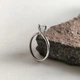 Серебряное кольцо с фианитами, вес изделия 1,88 гр (2215813) - изображение 2
