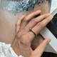Серебряное кольцо с фианитами, вес изделия 1,88 гр (2215813) - изображение 7