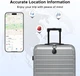 Поисковый брелок UGREEN FT207 FineTrack Mini Duo 2 GPS-трекер, интеллектуальный Bluetooth-локатор предметов для iOS (Apple Find My) и Android (Find Hub), бирка для защиты от потери сумок и ключей Black (85677) - изображение 5