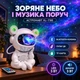 Ночник проектор звездного неба Астронавт лазерный проектор галактики с пультом музыкальный светильник с Bluetooth колонкой и 8 режимами - изображение 2