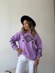 Жіночий вʼязаний светр CHARIVNA KRASA, колір Бузок розмір One Size - зображення 7
