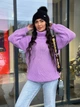 Жіночий вʼязаний светр SONYA, колір Бузок розмір One Size - изображение 10