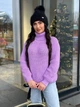 Жіночий вʼязаний светр SONYA, колір Бузок розмір One Size - изображение 11