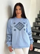 Жіночий вʼязаний светр CHARIVNA KRASA, колір Блакитний розмір One Size - изображение 5
