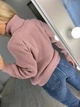 Жіночий вʼязаний светр SONYA, колір Темна пудра розмір One Size - изображение 8