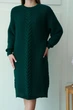 Вʼязана сукня OLIVIA, колір Смарагд, розмір One Size - изображение 4