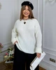 Жіночий вʼязаний светр LUNA, колір Молоко, розмір One Size - зображення 6