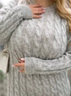В’язана сукня міді MIRABEL, колір Сірий розмір One Size - изображение 4