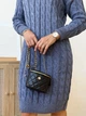 В’язана сукня міді MIRABEL, колір Джинс озмір One Size - зображення 7