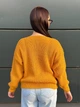 Жіночий вʼязаний светр LAURA, колір Гірчичний розмір One Size - зображення 7
