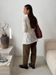 В'язаний жіночий кардиган Мрія ART KNIT молочний, oversize 046612 - зображення 9