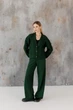 Жіночі в'язані штани Олівія ART KNIT смарагд, L-XL 046154 - зображення 1