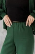 Жіночі в'язані штани Олівія ART KNIT смарагд, L-XL 046154 - зображення 10