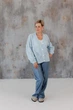 Кардиган жіночий Мереживо ART KNIT блакитний, S-M 045752 - зображення 11