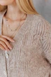 Кардиган жіночий Мереживо ART KNIT лляний, S-M 045754 - зображення 9