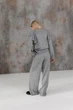 Жіночі в'язані брюки TANGO ART KNIT Сіра перлина, S-M 044042 - зображення 8