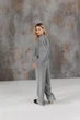 Жіночі в'язані брюки TANGO ART KNIT Сіра перлина, S-M 044042 - зображення 2
