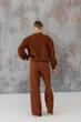Жіночі в'язані штани Олівія ART KNIT кориця, S-M 046145 - зображення 6