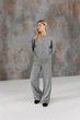 Жіночі в'язані брюки TANGO ART KNIT Сіра перлина, S-M 044042 - зображення 11