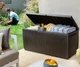 Ящик скриня для саду Keter Springwood Storagе Box 305 л коричневий 230406 - зображення 2