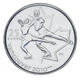 Монета Канада 25 центов 2008 UNC XXI зимние Олимпийские Игры в Ванкувере 2010 - Фигурное катание - изображение 1