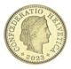 Монета Швейцария 5 раппен 2023 UNC - изображение 2