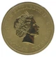 Монета Тувалу 1 доллар 2013 UNC Птица - Зеленая птица-кошка - изображение 2