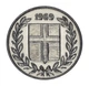 Монета Исландия 10 эйре 1969 UNC - изображение 2