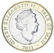 Монета Остров Мэн 2 фунта 2021 Биметалл UNC День Памяти - National War Memorial - изображение 2