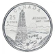 Монета Канада 25 центов 2005 UNC 100 лет провинции Альберта - изображение 1