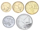 Набор монет Сейшельские острова набор из 5 монет 2021-2022 AU-UNC 1, 5, 10, 25 центов, 1 рупии - изображение 1
