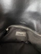 Жіноча сумка Saint Laurent Loulou Puffer 28*18*9 см чорна дута зі срібною фурнітурою. - изображение 3