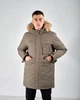Чоловіча зимова куртка кавового кольору, розмір 2XL, арт.9055 - зображення 1