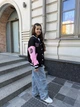 Бомбер для дівчинки тепла кофта підліткова утеплена толстовка дитяча на флісі без капюшона IRmAS 1395 розмір зріст 146 чорний - зображення 10